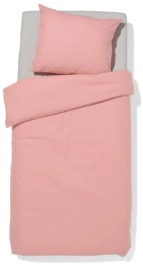 HEMA Dekbedovertrek Zacht Katoen 140x200/220 Blush (roze)