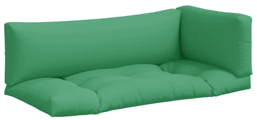vidaXL Bankussens pallet 3 st groen