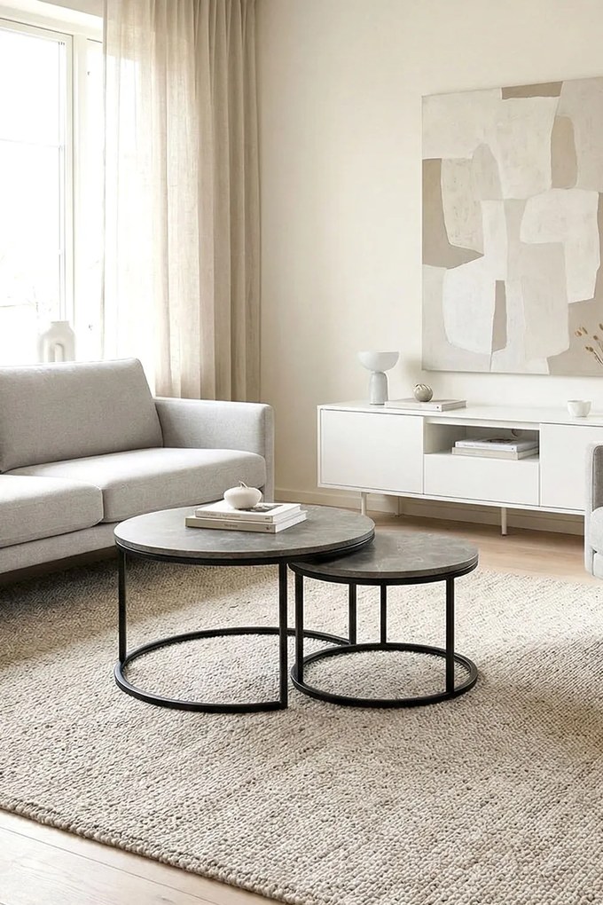 Set 2 bijzettafels Samis