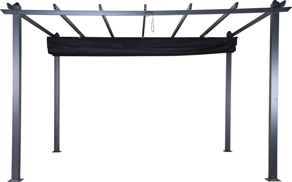 The Outsider Pergola Eva - Zwart - Aluminium - 295x295cm - The Outsider
