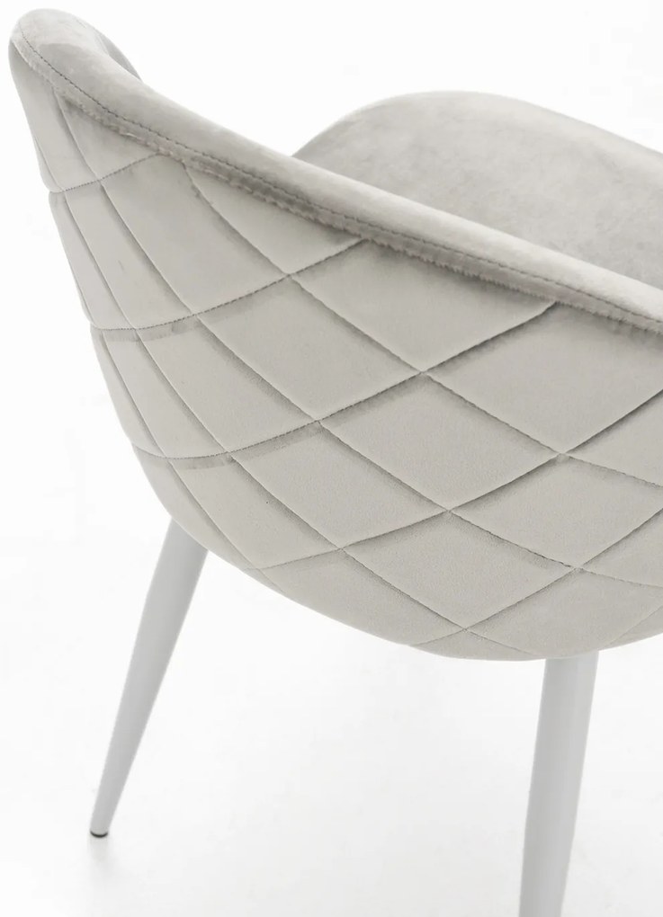 Set 4 fluwelen Vint Stoelen