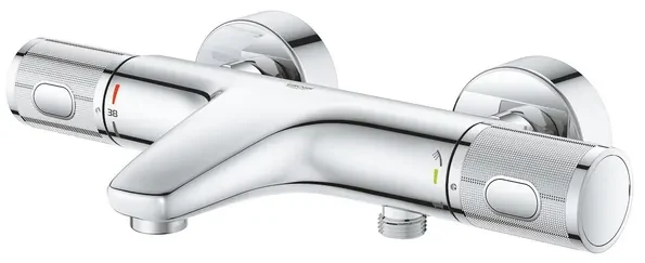 GROHE Precision Feel thermostatische opbouw badmengkraan met vaste uitloop Chroom 34788000