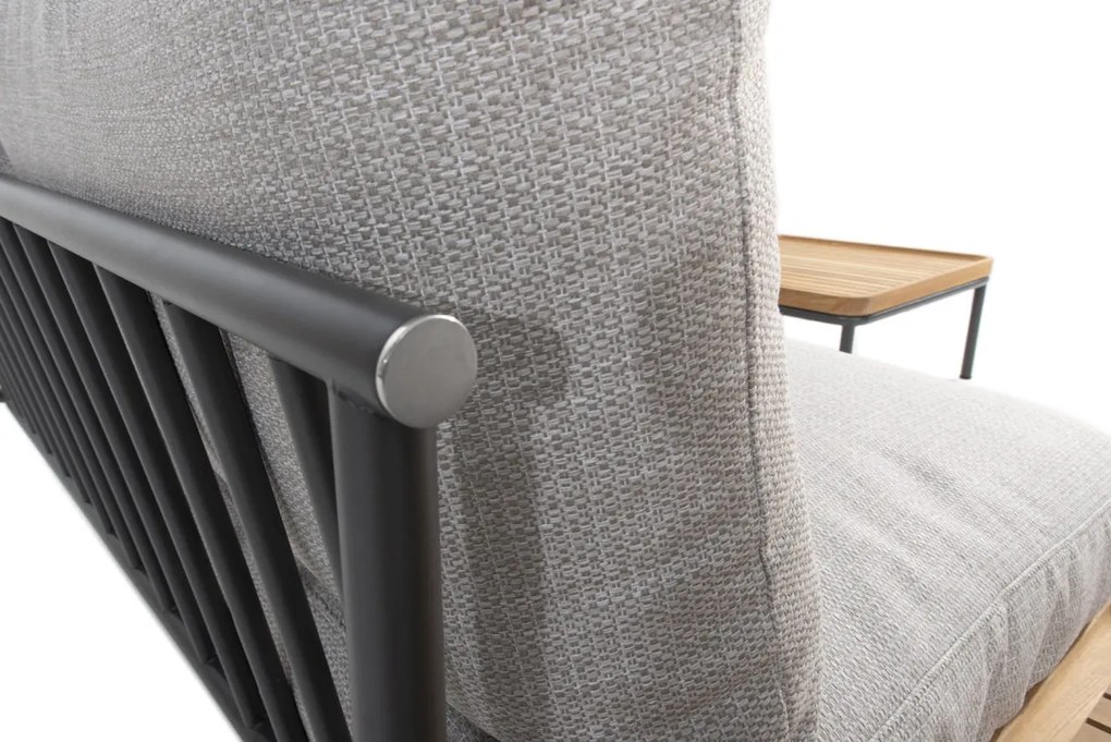 4 Seasons Outdoor Figaro hoekbank XXL *** SALE *** Loungeset   antraciet weerbestendig