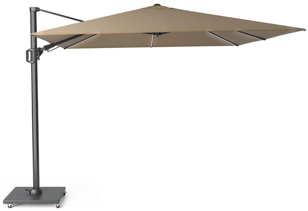 Platinum Challenger zweefparasol 3x3m T2 (excl. voet) taupe