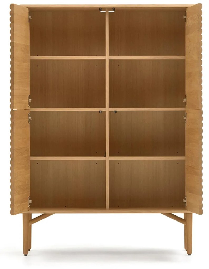 Kave Home Lenon Eiken Kast Retro Design - 104.5x40x144cm.