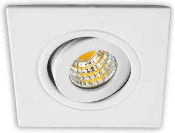 Inbouwspot LED 3W, Wit, Vierkant, Kantelbaar, Dimbaar