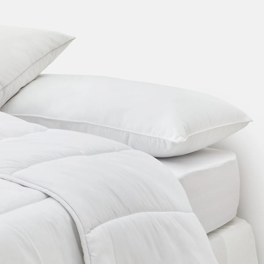 Bolster, stevig, plat en rechthoekig, katoenen hoes