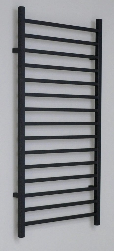 Sanicare design radiator Qubic 126,4 x60 cm. mat zwart