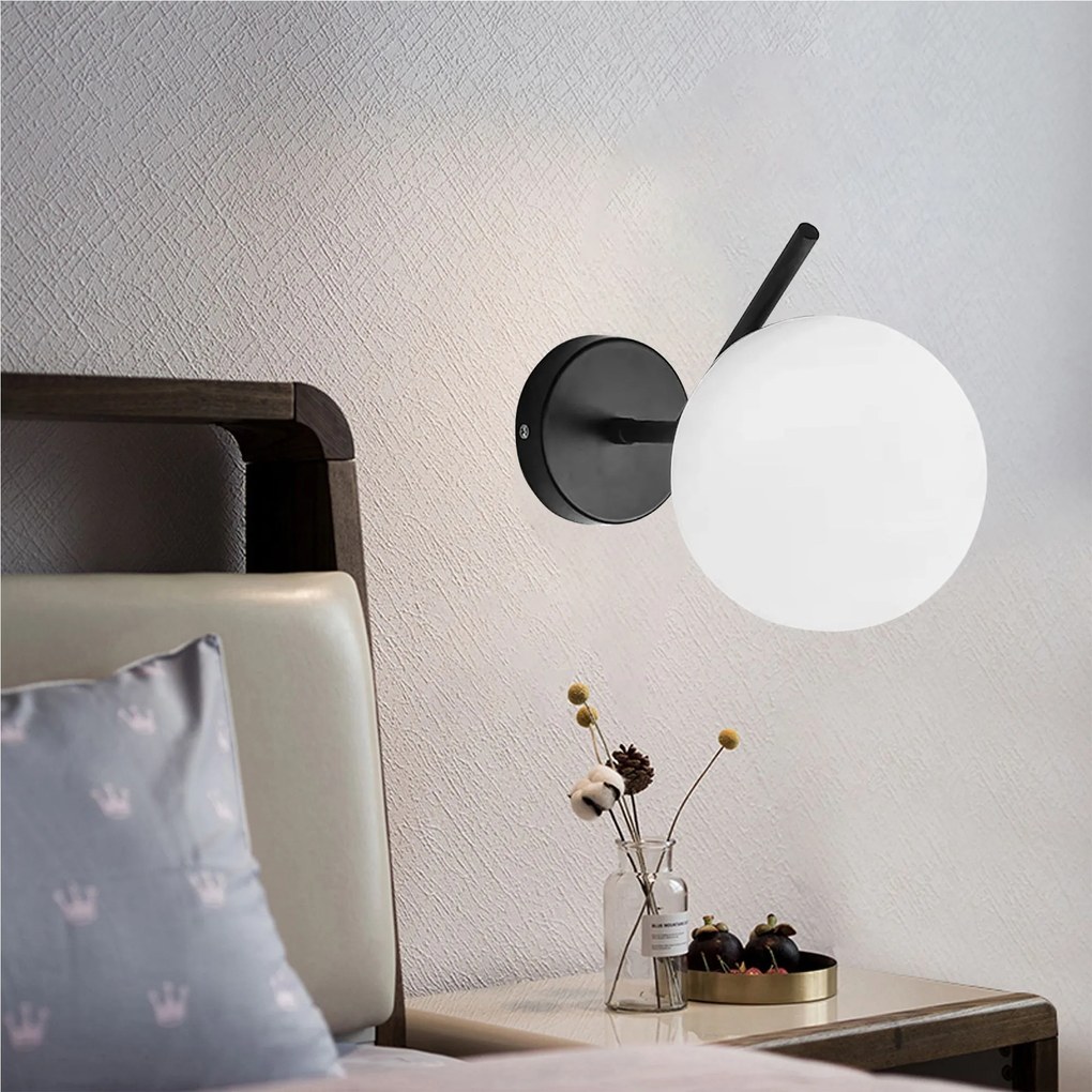 Wandlamp G099-1W BLACK
