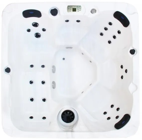 Badstuber Palma outdoor whirlpool 5-persoons wit