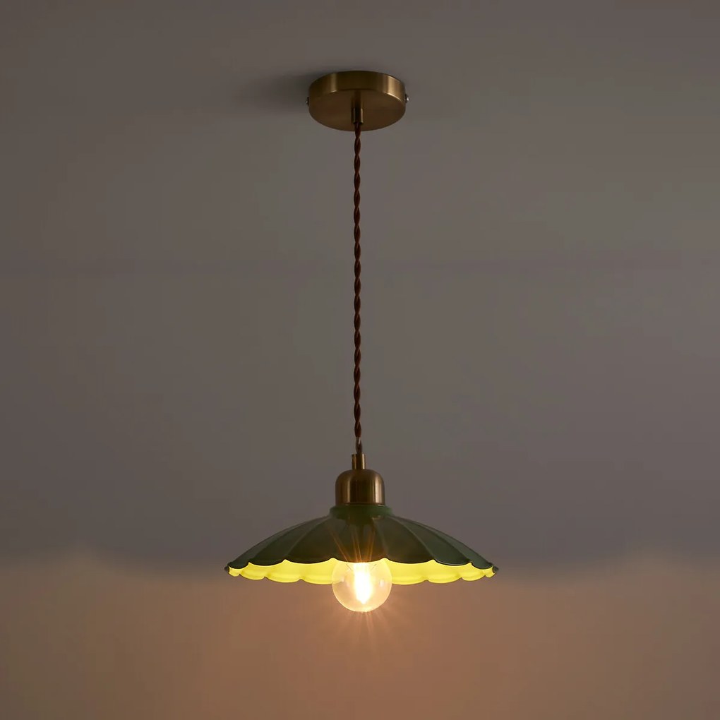 Hanglamp in feston en staalmetaal, Festonia