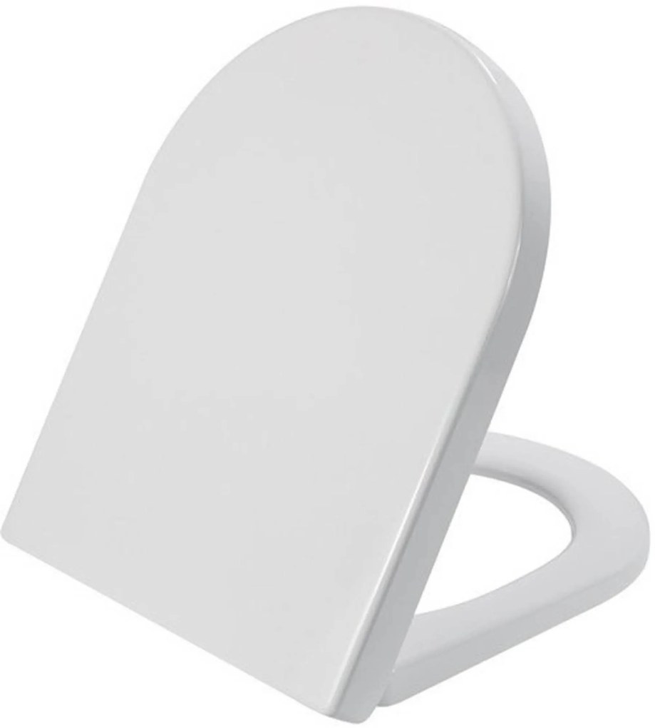 Saqu Touch toiletbril met softclose en quick release 35,9x46,4x5cm Mat wit