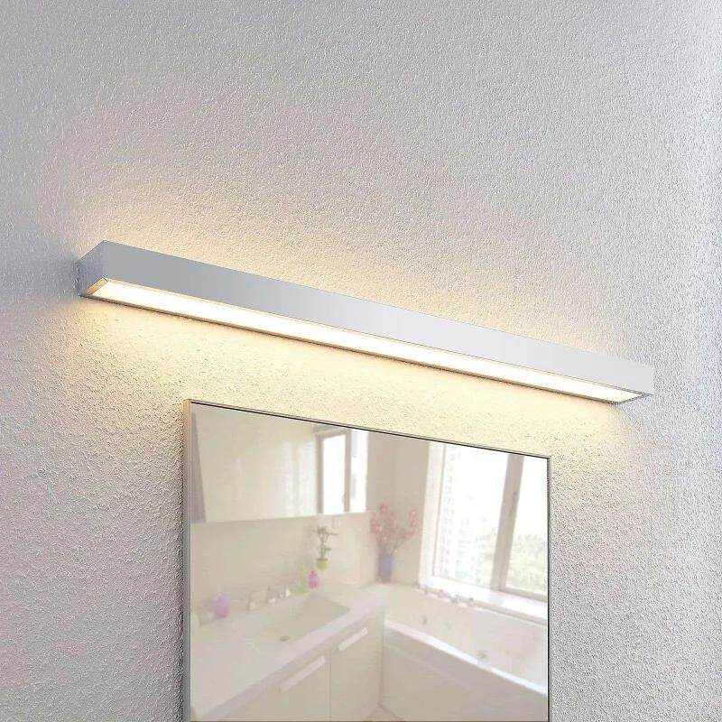 Layan LED badkamer wandlamp, chroom, 90 cm