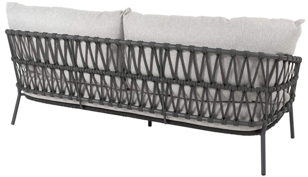 4 Seasons Outdoor Calpi 3-zits loungebank  LoungebankTuinbank    antraciet weerbestendig