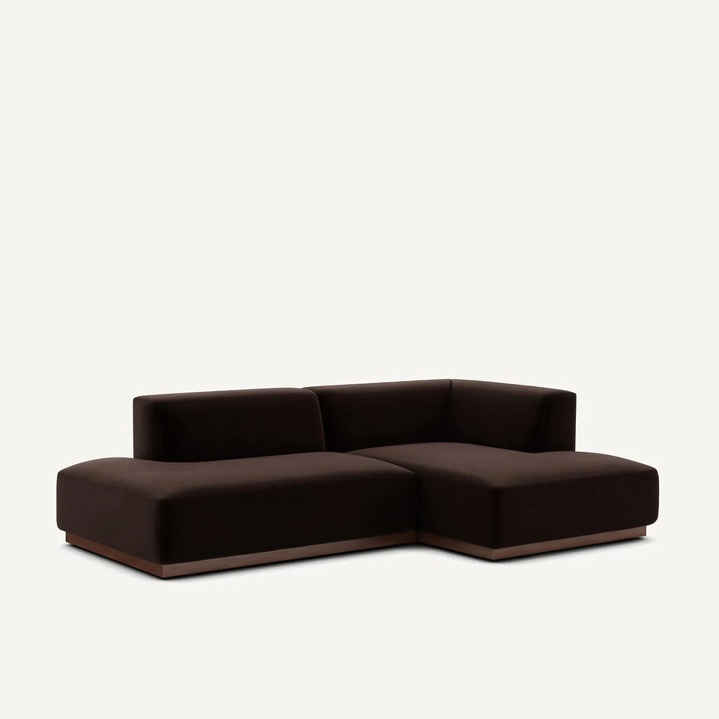 Rechter hoekbank in fluweel, Jacopo