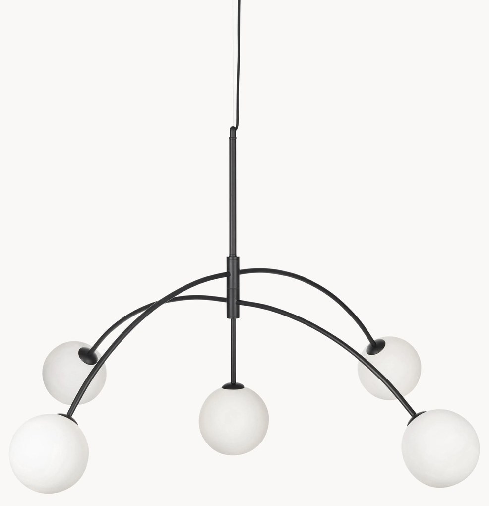 Grote hanglamp Heaven van opaalglas