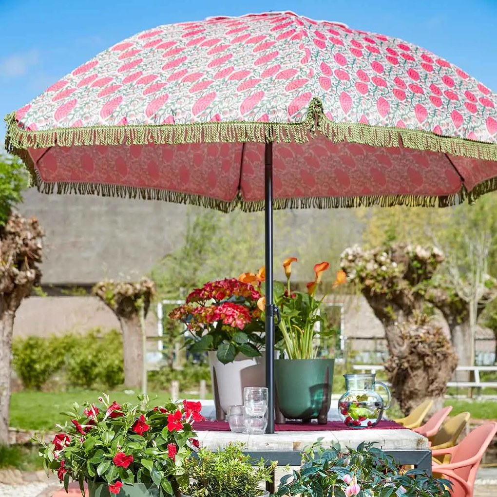 Edelman Mitchell parasol fuchsia - Ø220 x 238 cm