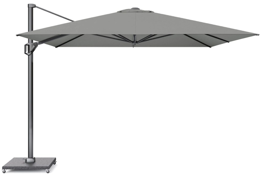 Platinum Challenger zweefparasol 3.5x3.5m T1 premium (incl. voet en hoes) manhattan