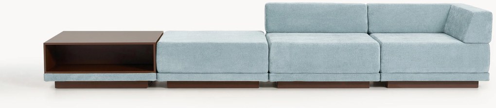 Modulaire bank Colin (4-zits) met salontafel & poef