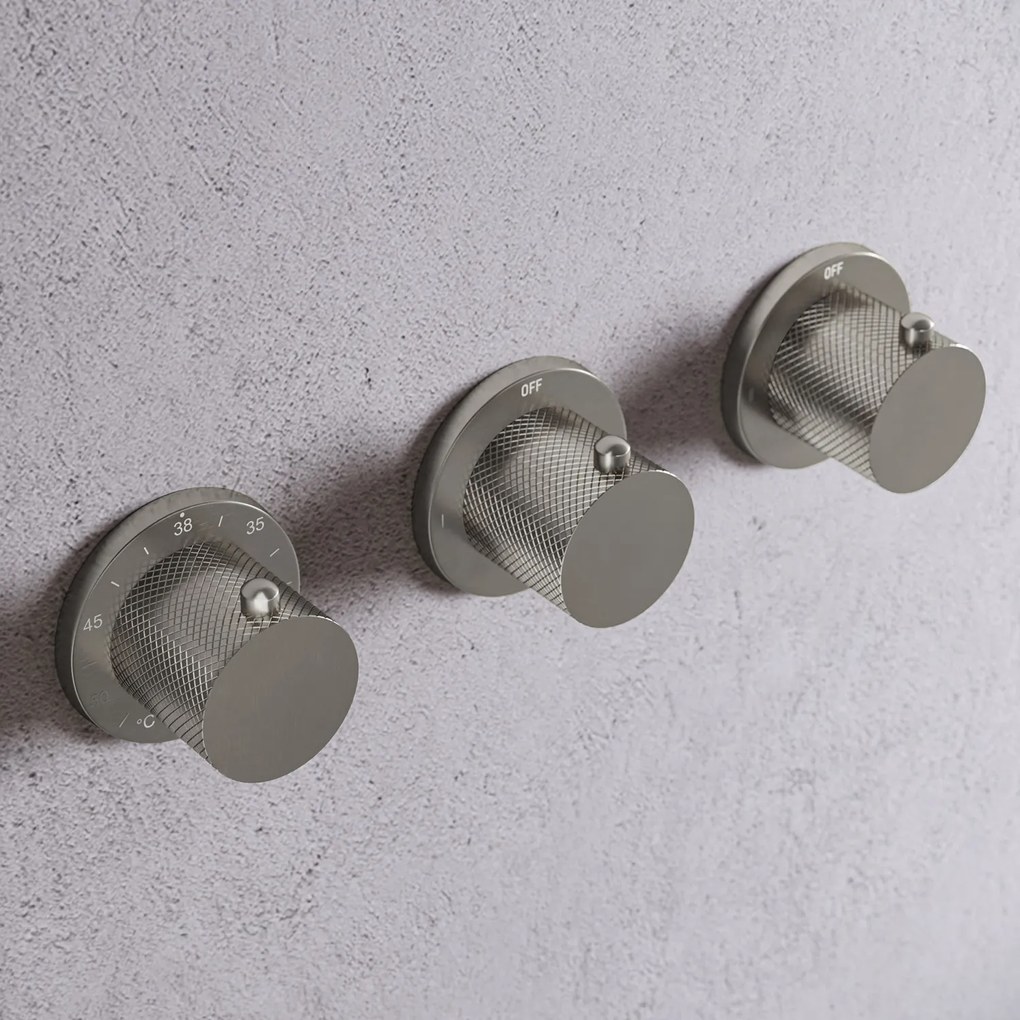 Saniclear Plus Curved inbouw badkraan met 20cm uitloop RVS