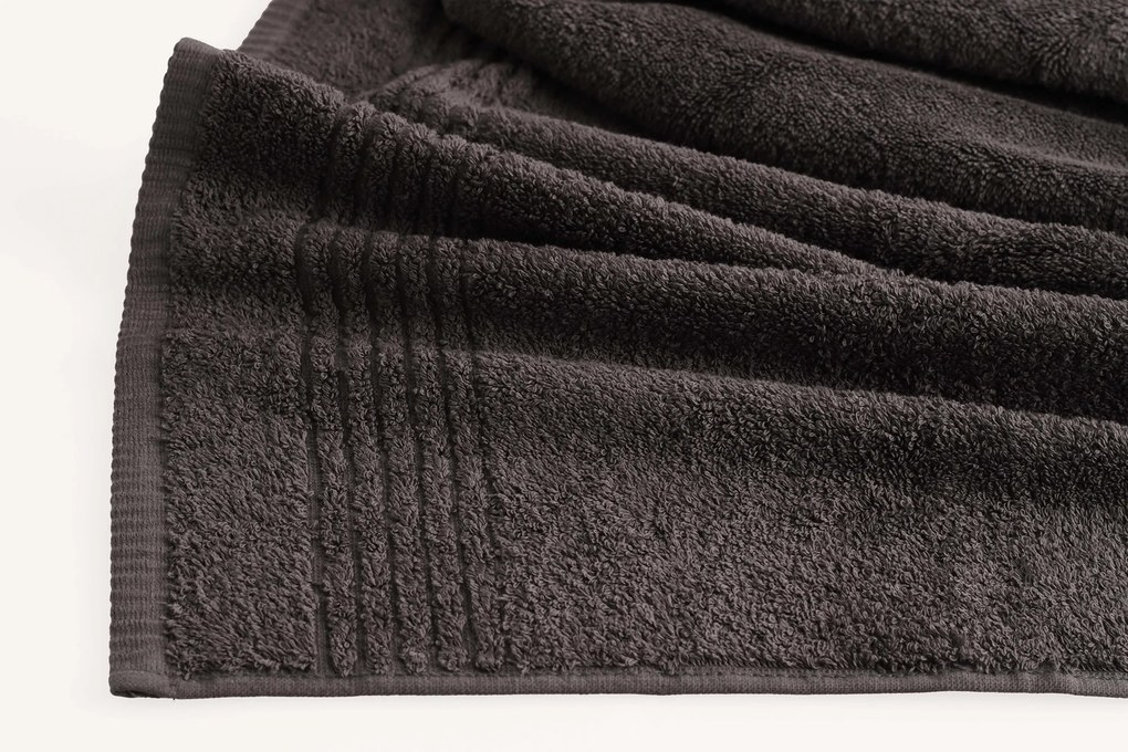 Handdoek Supreme Collectie - 6 stuks - 50x100 - antraciet