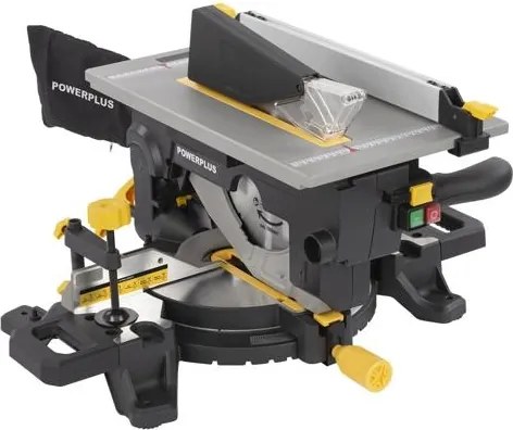 PowerPlus Afkort- en Tafelzaag 2-in-1 2000W Ø254 mm