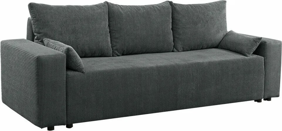 Slaapbank Clovis 104, Aantal zitplaatsen: 4, Aanwezig, 90x250x94cm, 110 kg, Poten: Kunststof