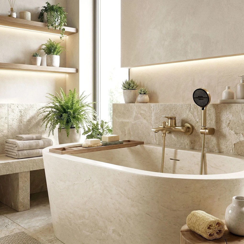 Badkraan PREMIUM REA Vision Brush Gold