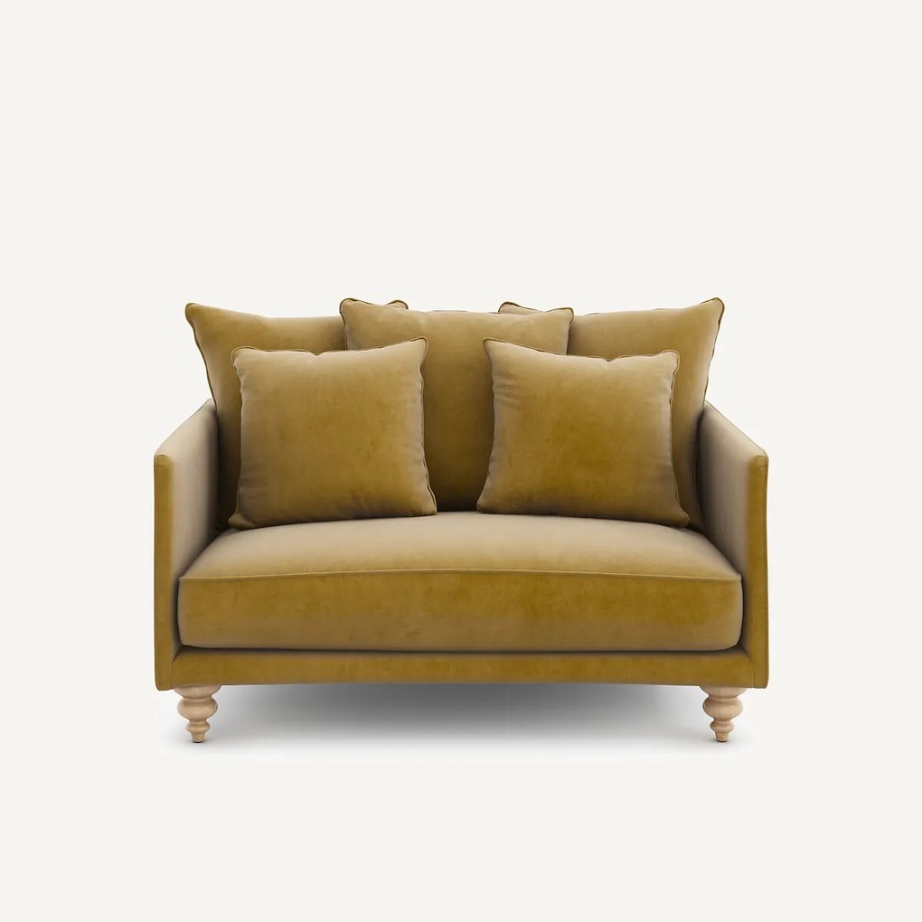 2-zits fluwelen bank, Lazare