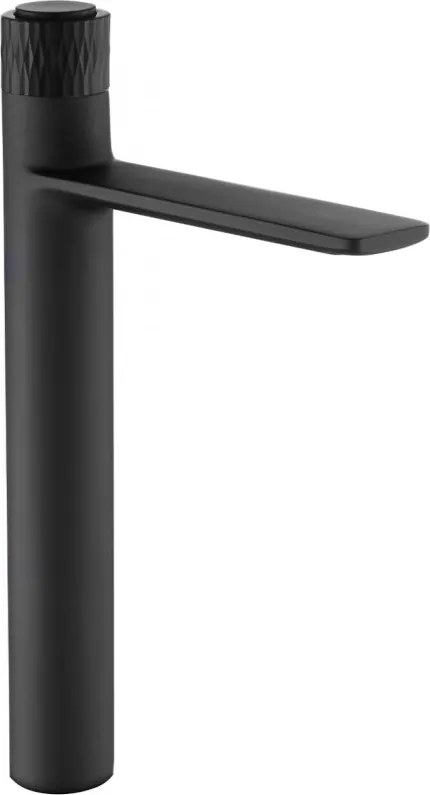Mexen Zero+ hoge wastafelkraan, zwart - 71610-70