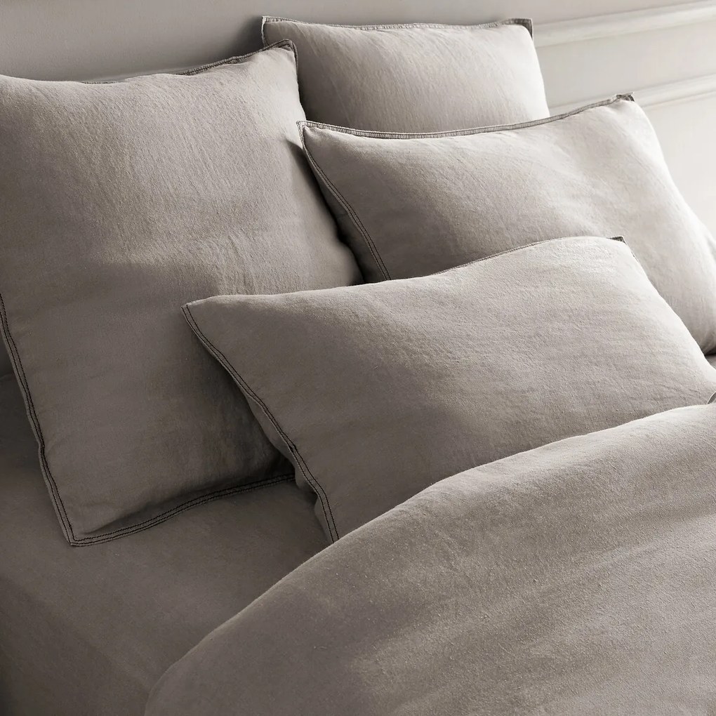 Dekbedovertrek in zuiver gewassen hennep, Helm