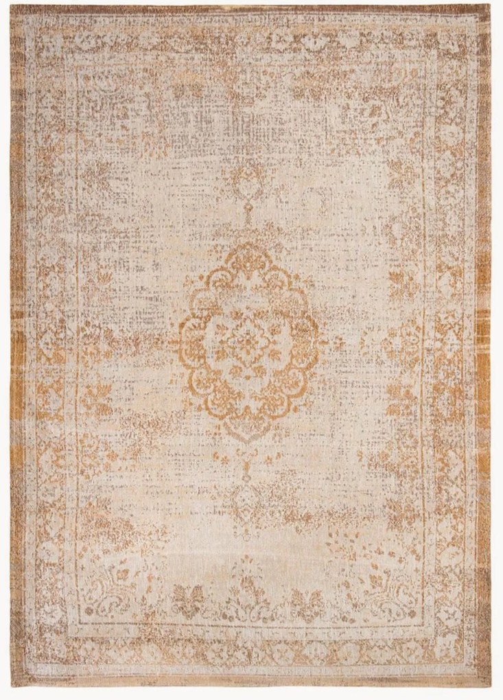 Wasbaar jacquard in- & outdoor vloerkleed Medaillon