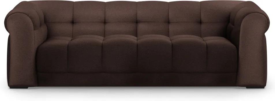 Rivièra Maison - Cobble Hill Sofa 3,5 Seater, velvet III, treasure taupe - Kleur: bruin
