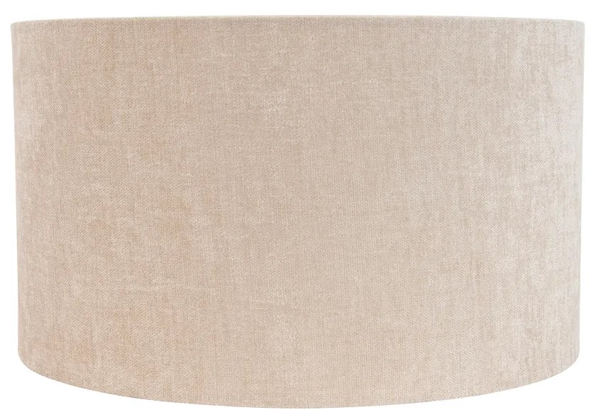 Stoffen lampenkap lichtbruin rond 35/35/20