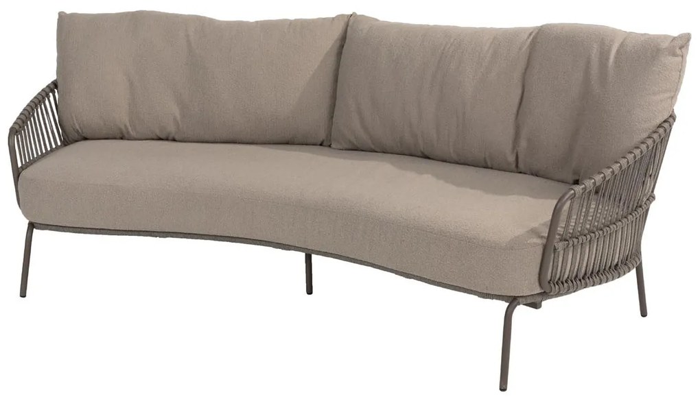 4 Seasons Outdoor Capalbio 3-zits loungebank terre SALE Loungebank   bruin weerbestendig