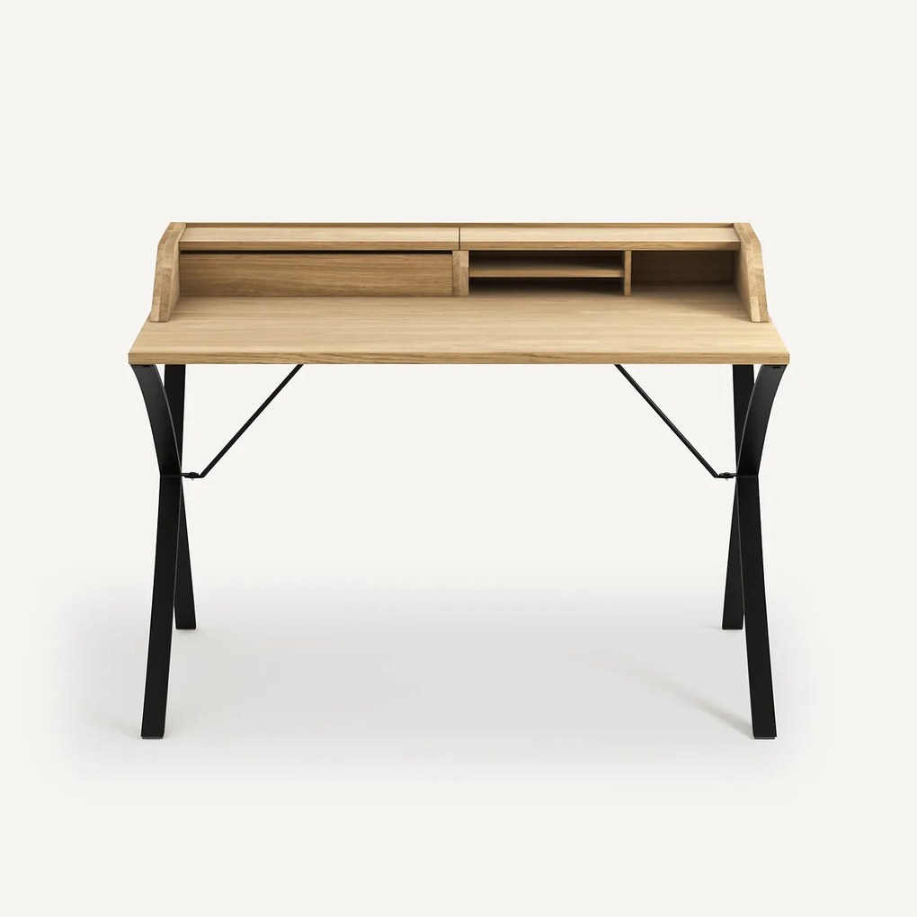Bureau van eikenhout en eikenfineer, Epitre