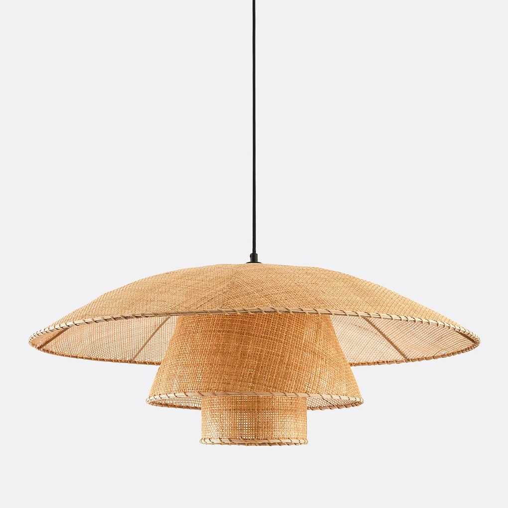 Hanglamp in rotan Ø80 cm, Lola