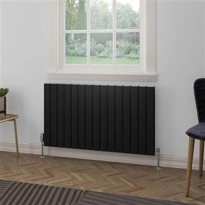 Eastbrook Hadleigh radiator 105x60cm aluminium 1759W zwart mat