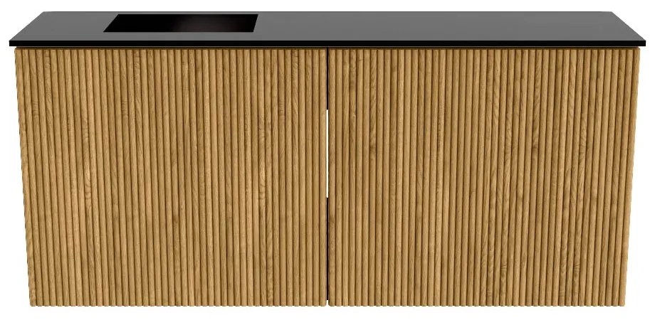 Mondiaz Joya 90cm toiletmeubel oak met wastafel faye links 1 kraangat urban