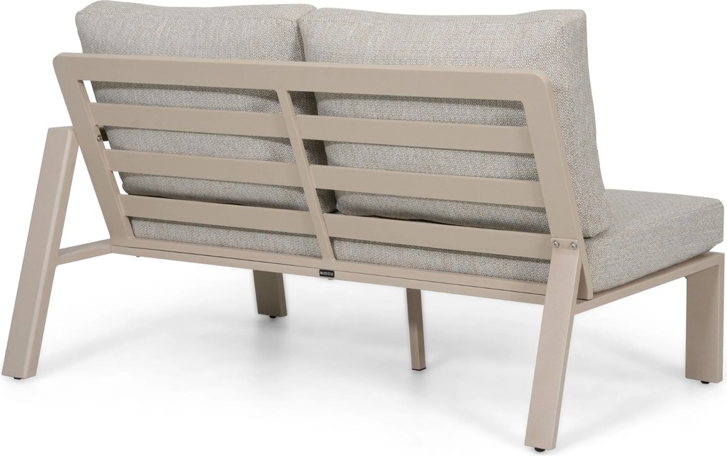 Hoek loungeset 6 personen Aluminium Zand/Beige  Lifestyle Garden Furniture Melone