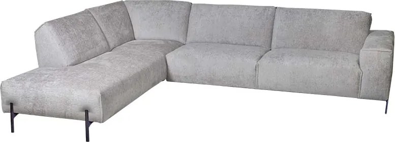 Hoekbank - Höft - links - stof Fusion grijs 149