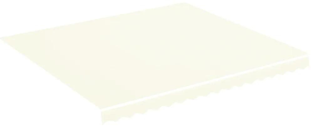vidaXL Vervangingsdoek voor luifel 4x3,5 m crèmekleurig