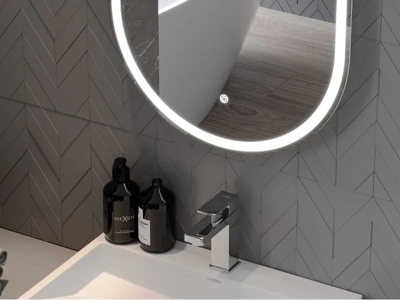Mexen Bono verlichte badkamerspiegel 45 x 120 cm, LED 6000K, antivries - 9816-045-120-611-00