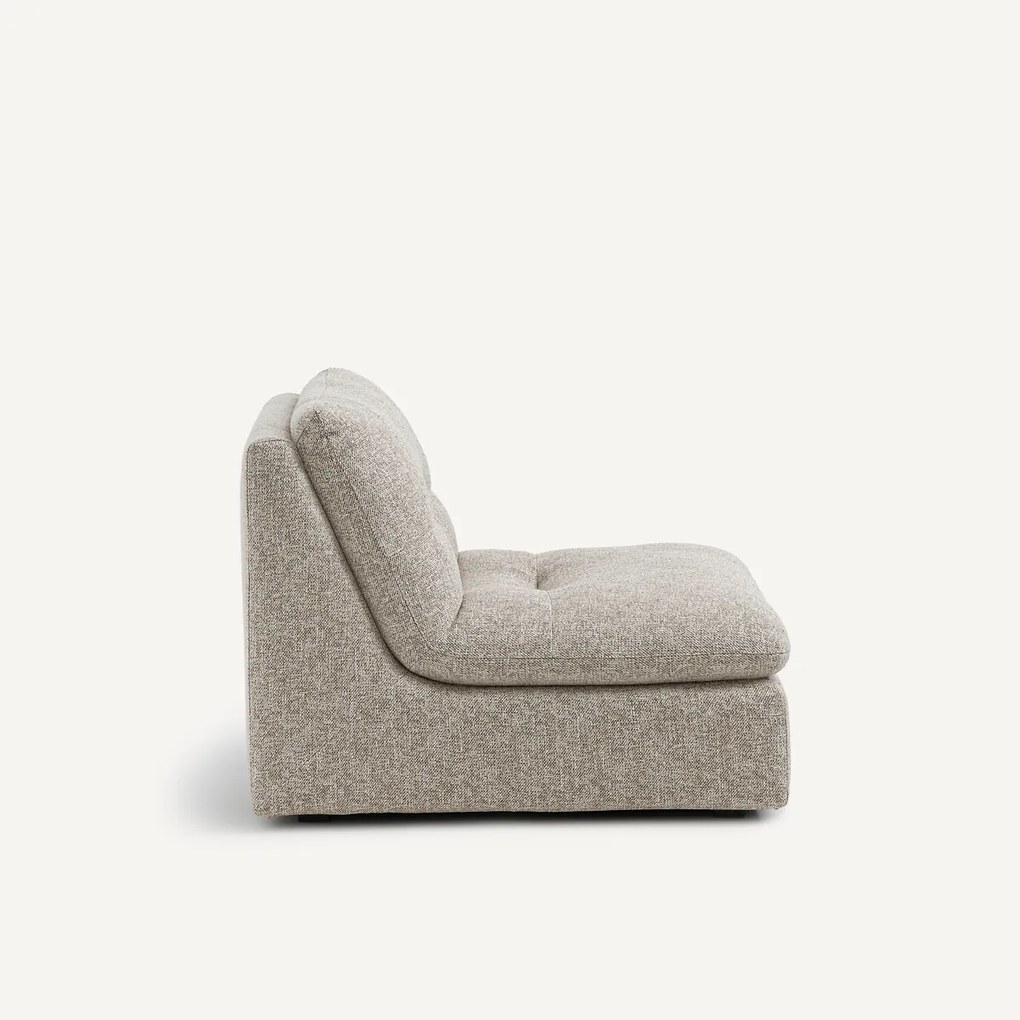 Modulaire loungestoel van katoenmix, Giuliano