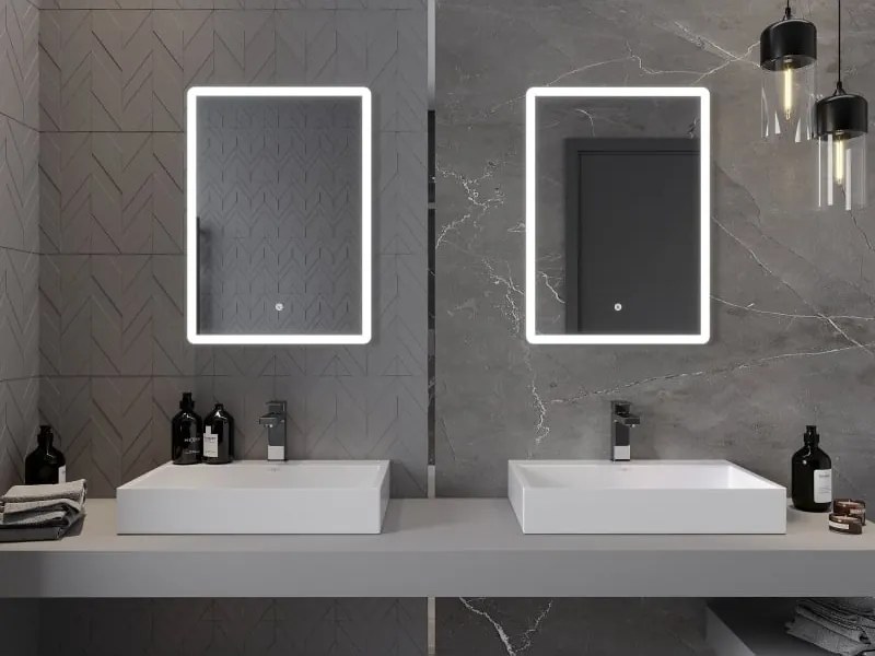 Mexen Navia verlicht badkamer spiegel 50 x 70 cm, LED 6000K, anti-condens - 9803-050-070-611-00