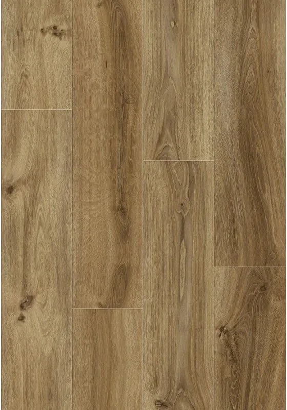 Mexen Amsterdam staal van SPC vinylpanelen 6,5 mm, IXPE onderlaag 1,5 mm, 4 V-groef, Eik - F1042-S