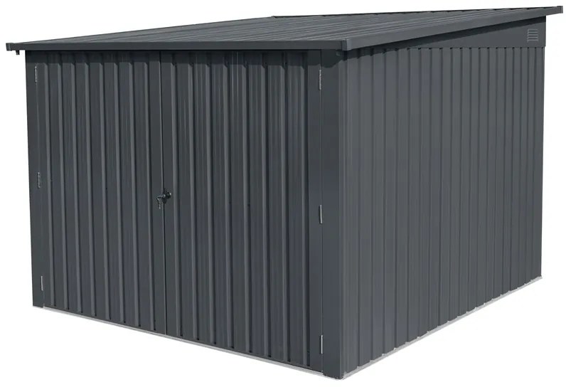 Metalen fietsenberging Kansas 2,4 x 2,2 m Store Boss antraciet