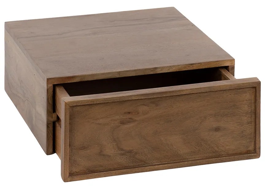 Zwevend Nachtkastje Met Lade - 35x35x14cm.