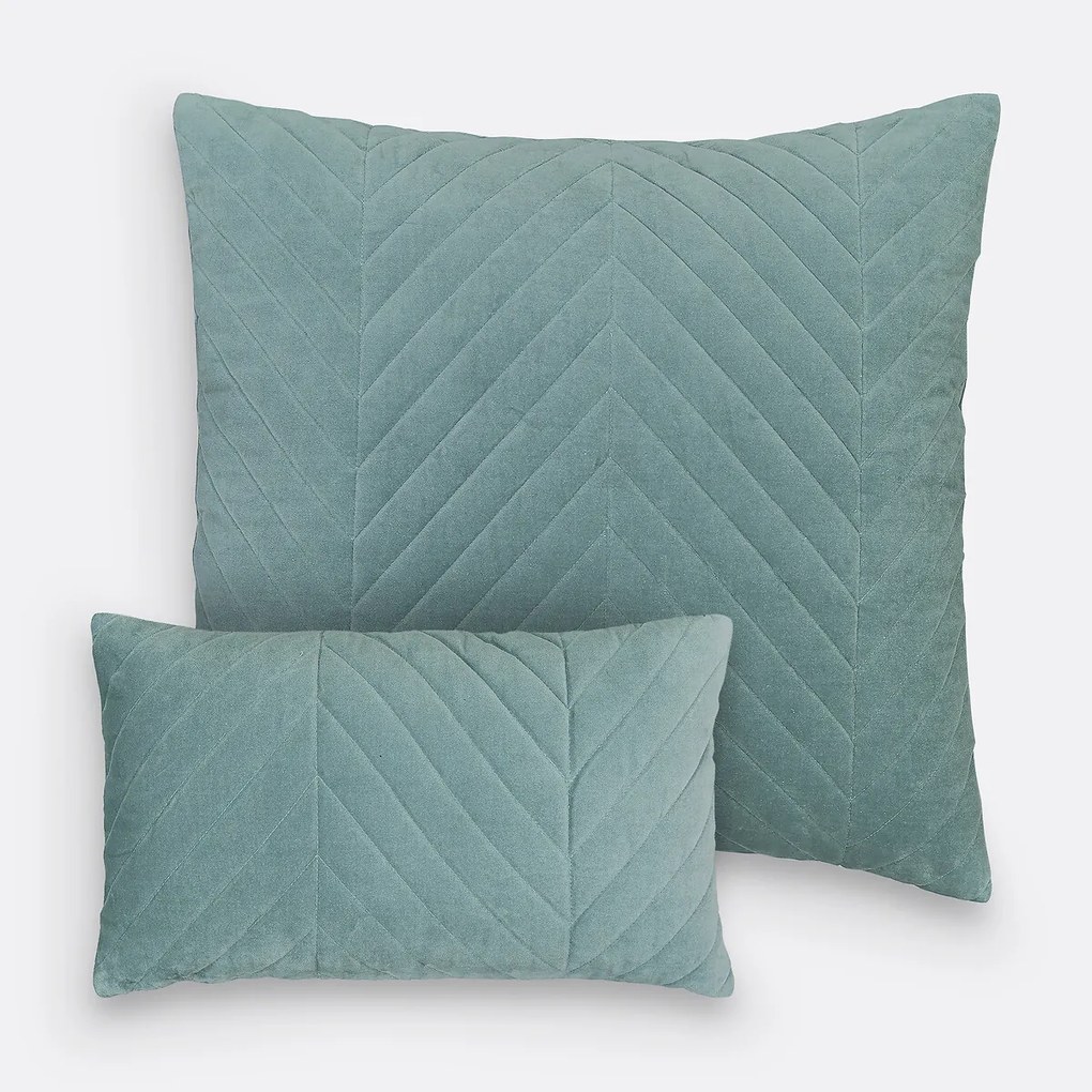 Gematelasseerde kussenhoes in fluweel, Milano