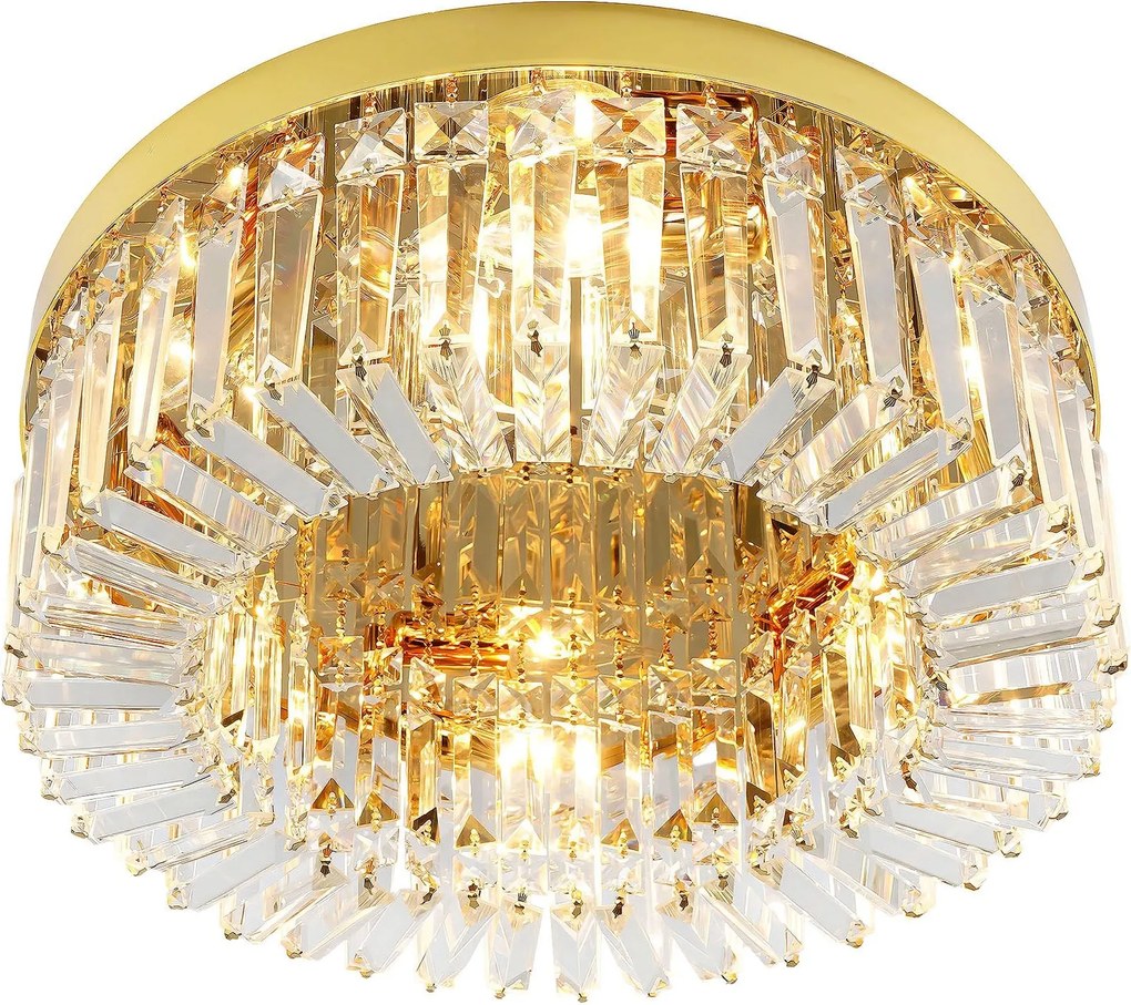 KRISTALLEN HANGLAMP APP1728-6C 50 cm Gold